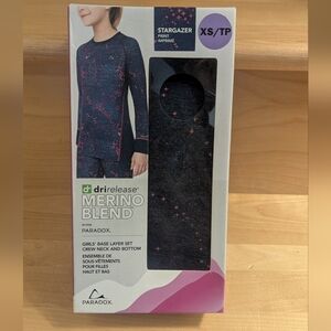 Paradox Merino Blend Base Layer Set - Stargazer Print